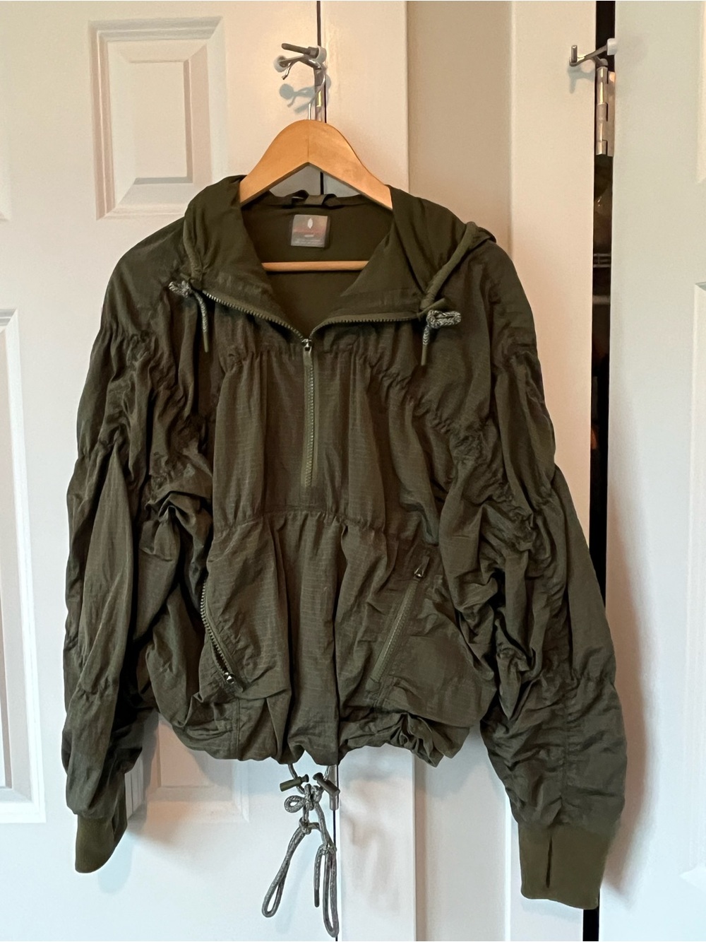 Free People Olive Happy Camper pullover